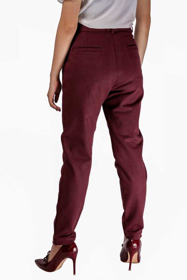 Cigarette High-Waist Pants - Matador