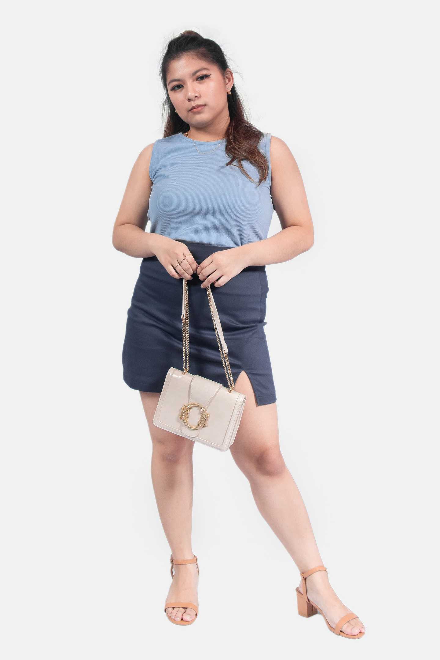 Ribbed Sleeveless Top