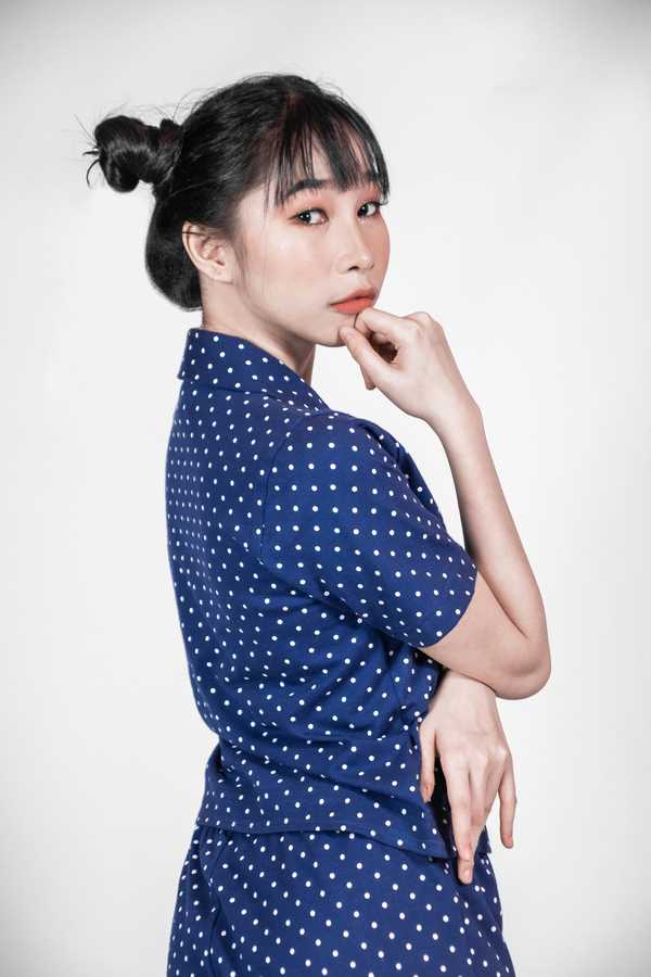 Button Down Pajama Set - Blue