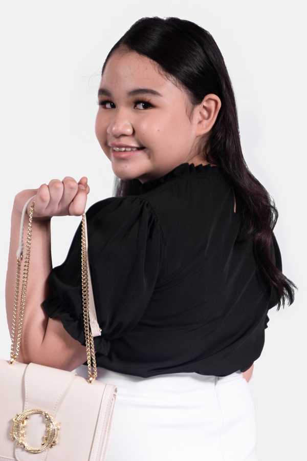 Ruffled Top - Shadow
