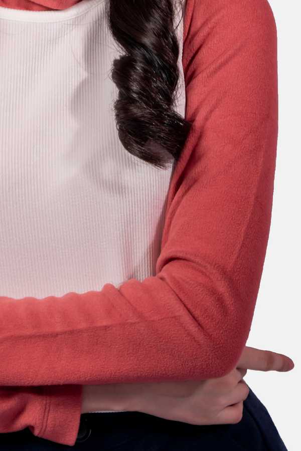 Ribbed Sleeveless Top - Snowflake