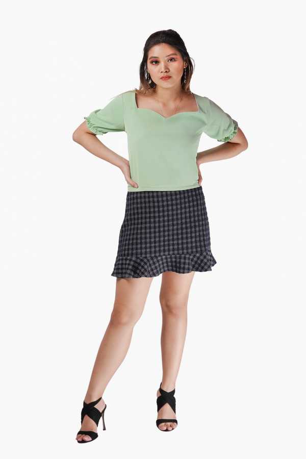 Sweetheart Crop Top - Meadow