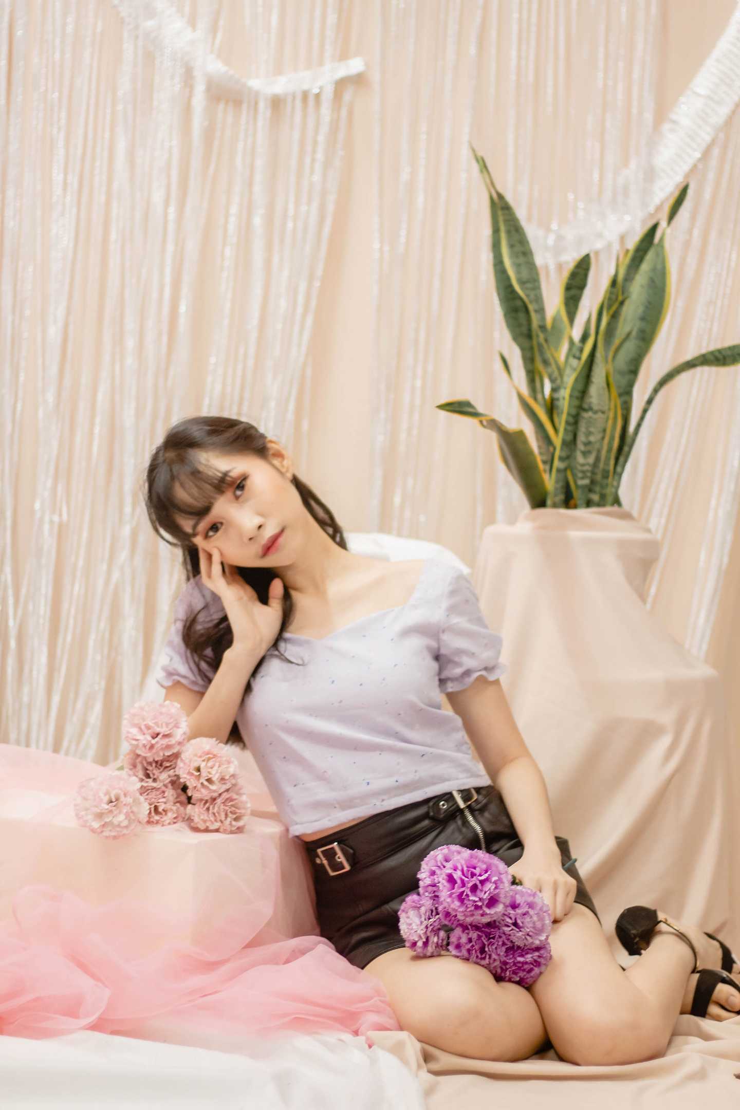 Floral Sweetheart Crop Top
