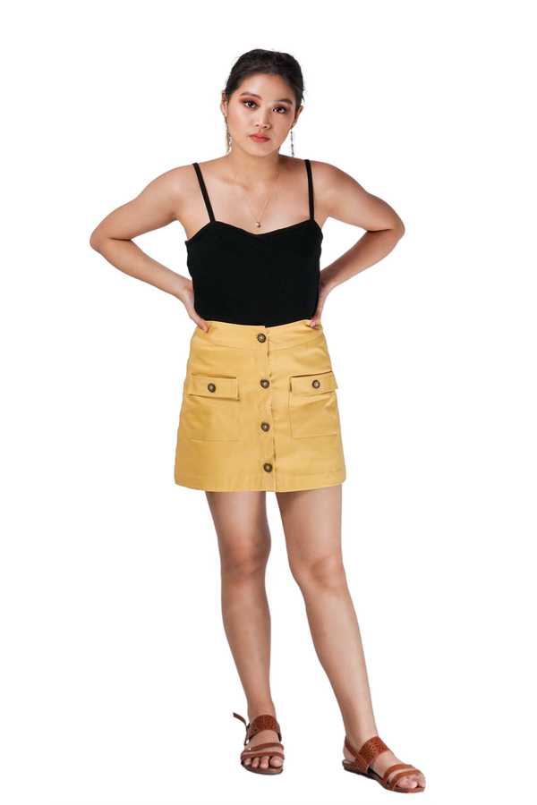 Button Down Skirt - Sunrise